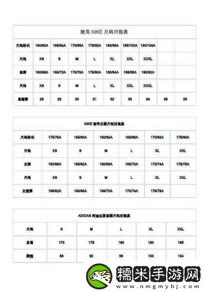 透徹理解歐洲碼歐洲尺碼M高清